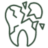 cracked tooth icon